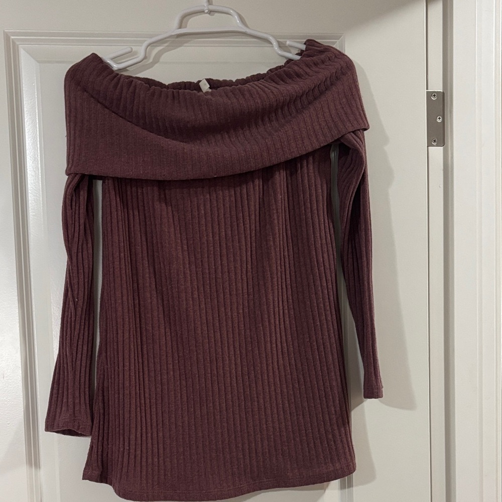 Off-Shoulder Sweater